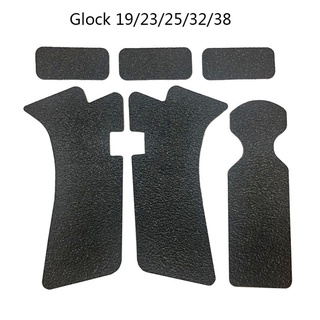 ลื่นยางเนื้อจับตัดเทปถุงมือกันน้ำสำหรับ Glock 17 19 20 26 27 33ซอง9มิลลิเมตรปืนนิตยสารอุปกรณ์เสริม