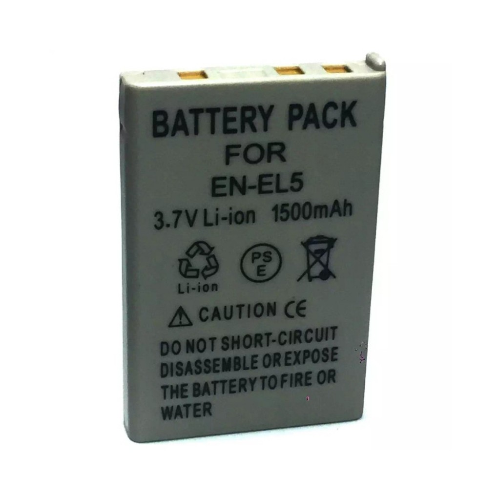 แบตเตอรี่กล้องนิคอน รหัสแบต EN-EL5 \ ENEL5 Replacement Battery for Nikon Coolpix P500, P100, P90, P5100, 5200, P80, 7900