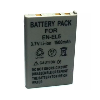 แบตเตอรี่กล้องนิคอน รหัสแบต EN-EL5  ENEL5 Replacement Battery for Nikon Coolpix P500, P100, P90, P5100, 5200, P80, 7900