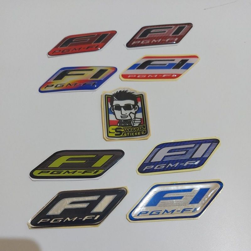 สติ๊กเกอร์ HONDA FI PGM FI EMBLEM 3D RAISED