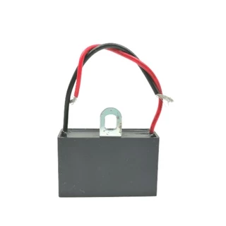 คาปาซิเตอร์ 5uf 400-450v.(เหลี่ยม-สายไฟ)