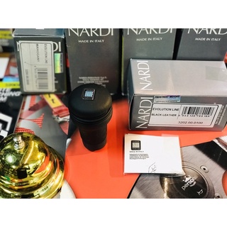 หัวเกียร์ Nardi แท้ อืตาลี่ SHIFTKNOB  Evolution line Black leather shift knob gear