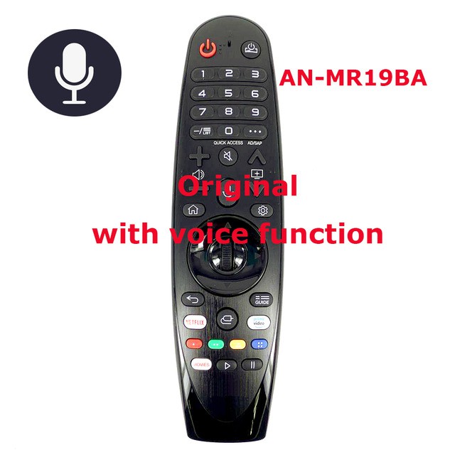 New Original AN-MR19BA AKB75635305 AKB75635301 IR with voice function Voice Magic Remote For LG 4K UHD Smart TV Model 2019 UM7000PLC UM7400  SM99, SM95, SM90, SM86, SM81 series 4K UHD Models: UM80, UM75, UM73, UM71, UM6970 series