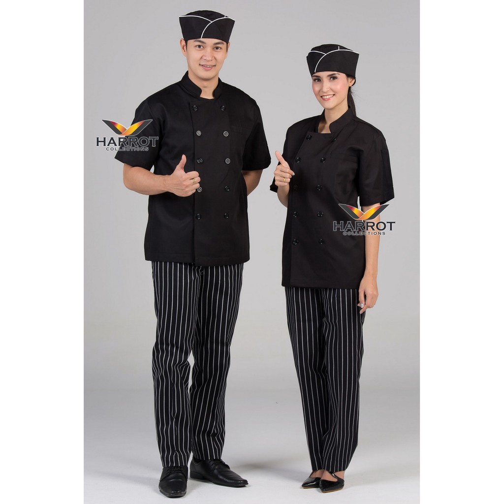 เสื้อกุ๊กแขนสั้น เสื้อเชฟแขนสั้น