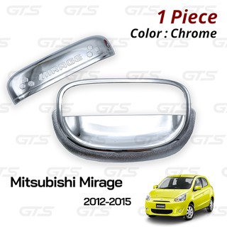 ครอบมือจับ ครอบมือดึง ครอบมือเปิดท้าย สีโครเมี่ยม สำหรับ Mitsubishi Mirage Hatchback Space Starปี 2012-2018