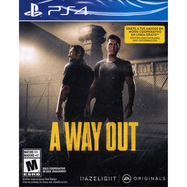 PS4 PLAYSTATION 4™ A WAY OUT (US)
