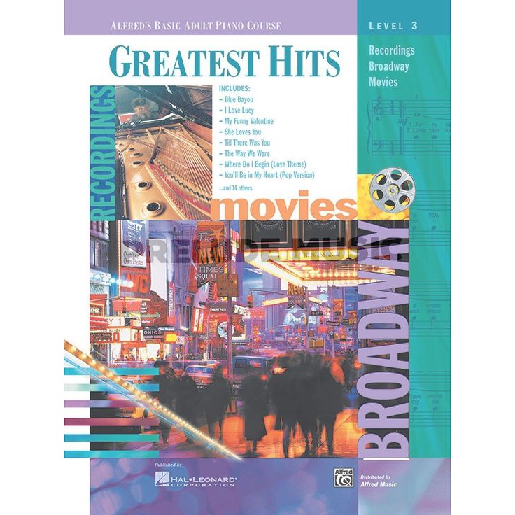 (Piano) Alfred's Basic Adult Piano Course: Greatest Hits Book 3 (19660)