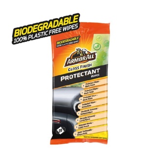 ArmorAll กระดาษเช็ดเบาะและคอนโซล Protectant Wipes Gloss Finish (20 แผ่น) AA36020/1