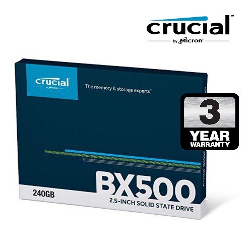 Crucial 240GB BX500 SATA3 2.5" SSD