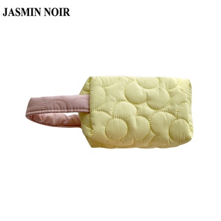 Jasmin NOIR กระเป๋าถือ กระเป๋าสะพายไหล่ ทรงโท้ท พิมพ์ลายดอกไม้ แฟชั่นสตรี