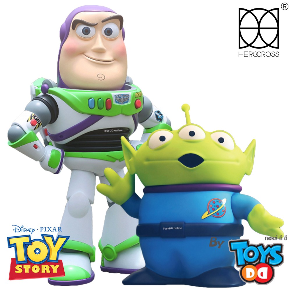 Toy Story HVS#024RS Alien &amp; HVS#025 Buzz Lightyear Toy Story (Hyper Vinyl Series) by Herocross