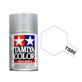 TAMIYA 85080 TS-80 FLAT CLEAR สีสเปรย์ทามิย่า พ่นโมเดล