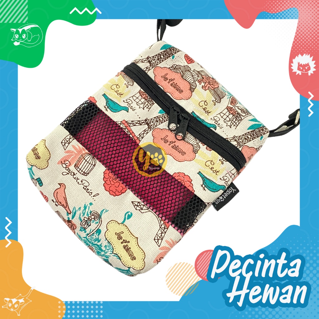 Yopetoys Bonding Pouch Sugar Glider Bag Paris Sugar Glider Travel Pouch Bag Sugar Glider Accessories