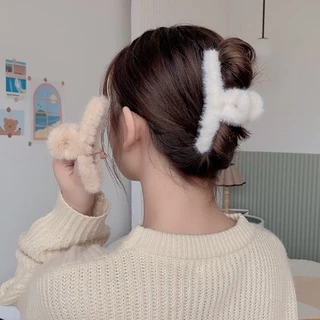 A406 กิ๊บหนีบผม สไตล์เกาหลี กิ๊บหนีบผมปุกปุย พร้อมส่งในไทย