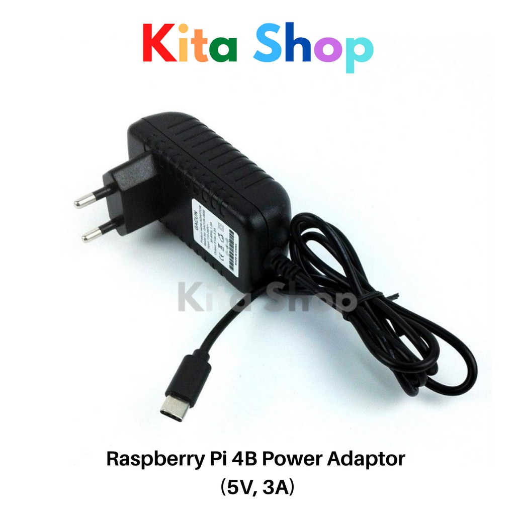 Raspberry Pi 4B Power Adaptor (5V, 3A, ปลั๊ก UK)