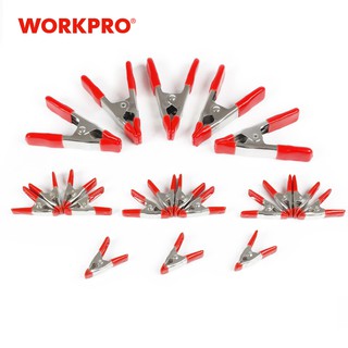 Workpro ชุดเครื่องมือแคลมป์สปริงเหล็ก 19 มม. 15 ชิ้น และ 5 ชิ้น สําหรับงานไม้ 20 ชิ้น ต่อล็อต