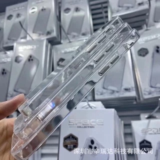 SPACE เคสใสกันกระแทก Iสำหรับ Iphone 15/15Pro/15Promax/15Plus/14PRO/14PROMAX/14PLUS/13/13MINI/13PRO/13PROMAX/13MINI