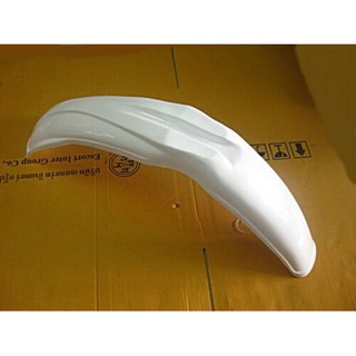 YAMAHA YZ125 YZ100 YZ250 "WHITE" FRONT FENDER  // บังโคลนหน้า พลาสติก สีขาว สินค้าคุณภาพดี