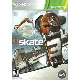 แผ่น XBOX 360 : Skate 3  ใช้กับเครื่องที่แปลงระบบ JTAG/RGH