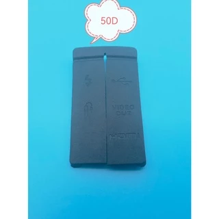 * 1 ชุดใหม่ 6D 5D 5D2 5D3 40D 50D HDMI-เข้ากันได้กับ MIC Cap อินเทอร์เฟซ USB ยางฝาปิดประตูสําหรับ Canon 6D 5D2 5D3 40D 50D กล้อง Part