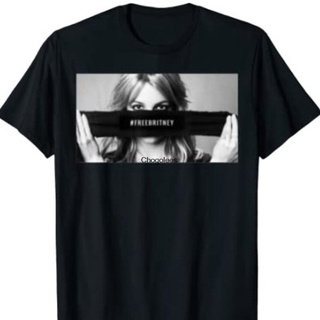 เสื้อยืดวินเทจขายดี เสื้อยืดคลาสสิก ลาย Free Britney #Freebritney ฟรี Britney MAlbfc04MDcchg91S-5XL