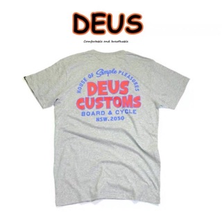 เสื้อยืดคอกลม  DEUS แท้💯% (Du005)