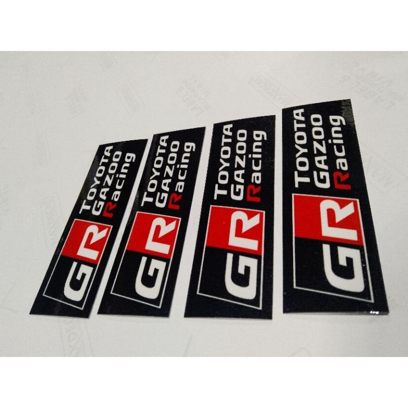 GR Toyota gazoo racing Yaris raize vellos fortuner Stickers