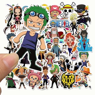 50 ONE PIECE สติ๊กเกอร์การ์ตูน cross-border การระเบิด Luffy สติกเกอร์กราฟฟิตีกระเป๋าเดินทางสติกเกอร์สเก็ตบอร์ด