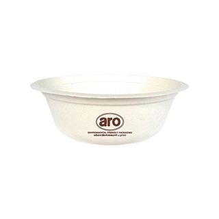 เอโร่ ชามไบโอชานอ้อย ขนาด 350 มล. x 50 ชิ้น101220aro Bio Cane Bowl 350 ml x 50 pcs