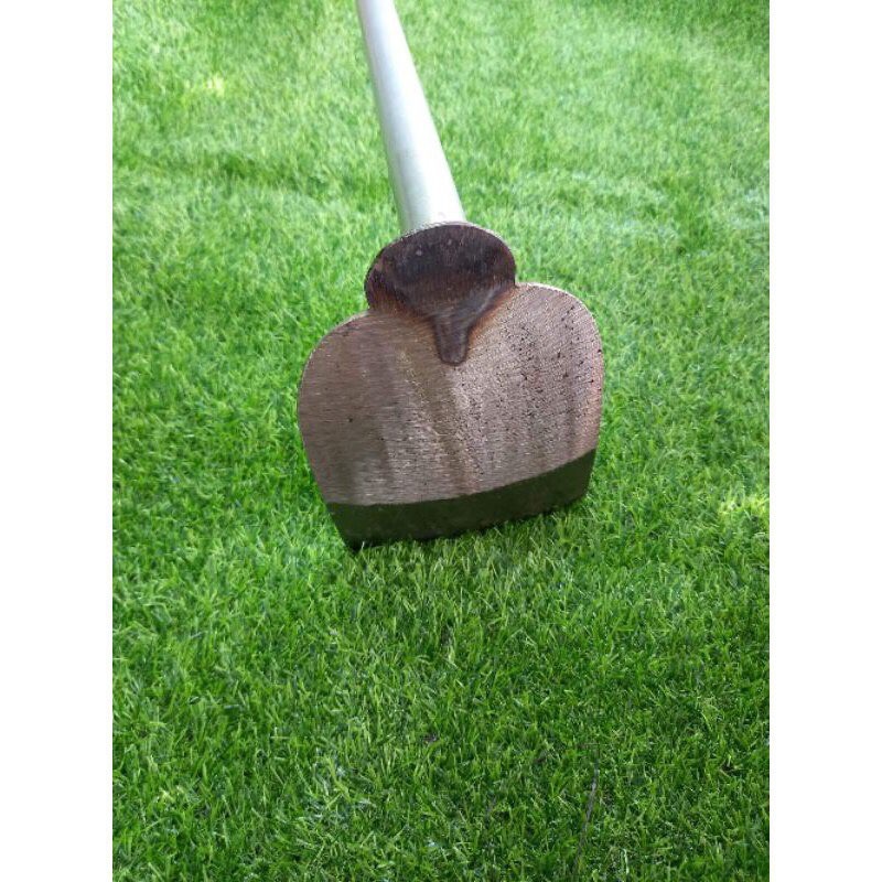 จก จอบขุดด้ามเหล็กยาว 120 ซม. จอบผสมปูน  จอบดายหญ้า ราคาประหยัด ทำจากเหล็กผานรถไถแท้ - รูปที่ 2