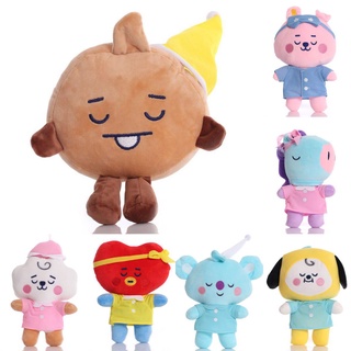 ตุ๊กตายัดนุ่น BT21 Tata Mang Chimmy RJ Koya Cooky Shooky Van BTS KPOP ของเล่นสําหรับเด็ก