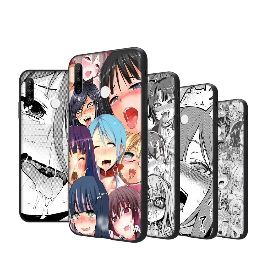 Ahegao Anime Soft Case สําหรับ iPhone 8 XR 6S 11 7 6 5 5S Plus SE Pro Max