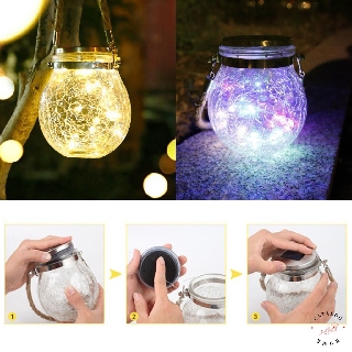 โคมไฟคริสตัล Solar LED Crystal lights