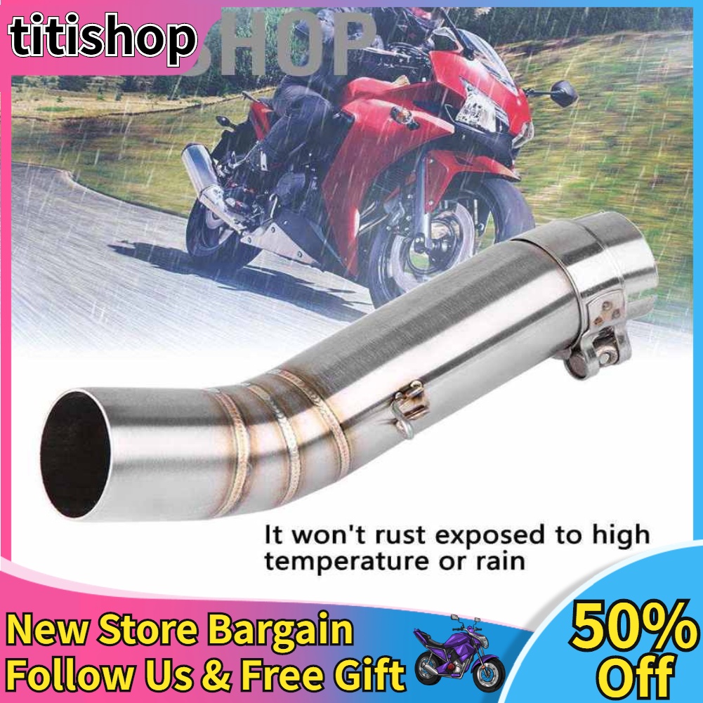 [ผู้ขายแนะนํา] ท่อกลางลิงค์ท่อไอเสียสําหรับ Honda CBR500R CB500X CBR400R CB400X