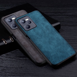 เคสหนัง PU พรีเมี่ยม กันรอยขีดข่วน สีพื้น สําหรับ Realme Narzo 50A prime