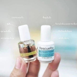พร้อมส่ง เซรั่มบำรุงเล็บ ฟื้นฟูเล็บเสีย เล็บบาง เล็บฉีกขาด จากการทาสีเจล CND Rescue Rxx จาก USA