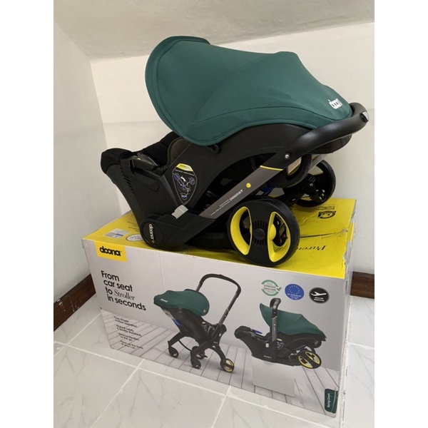 doona carseat มือสอง สภาพดี มาก แถมกระเป๋า+มุ้ง+ผ้ารอง