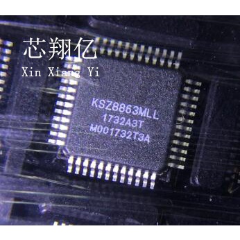 YTH QFP ชิปซีรีส์แพ็คเกจ KSZ8863MLL QFP ใหม่เอี่ยม