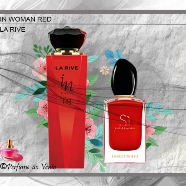 La rive in woman red | dupe armani si passione น้ำหอมแท้เยอรมัน