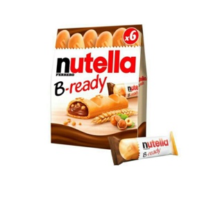 Nutella B-ready T6 บิสกิตสอดไส้ช็อคโกแลตนูเทลล่า 132g.