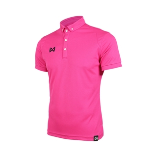 เสื้อโปโล แขนสั้น WARRIX รุ่น สีชมพู WA-3315N-PP