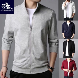 เสื้อกันหนาวลําลองมีซิปสําหรับผู้ชาย