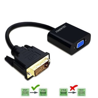 1080 จุด DVI-D ไปยัง VGA Adapter 24+1 25 พิน DVI ชายไปยัง 15 PIN VGA หญิงตัวแปลงสัญญาณวิดีโอ