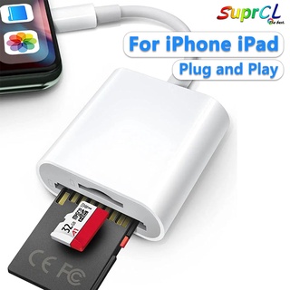 เครื่องอ่านการ์ด SD สําหรับ iPhone iPad, เครื่องอ่านการ์ด Micro SD, ตัวดูกล้อง Deer Trail, ChiaoPio Micro SD Memory Adapter