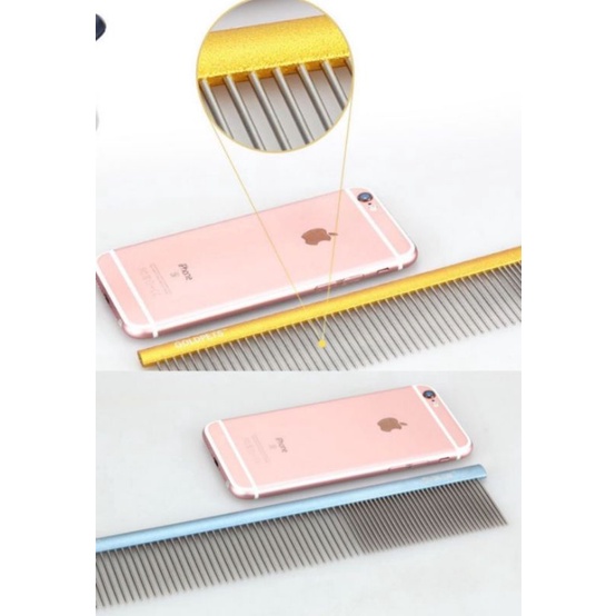 หวีสแตนเลสป้องกันไฟฟ้าสถิตย์สำหรับสัตว์เลี้ยงสุนัขและแมว ฯลฯ - รูปที่ 5