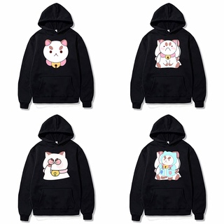 Mingyuan Cool Bee And Puppycat เสื้อกันหนาว มีฮู้ด 250 กรัม สําหรับผู้ชาย ผู้หญิง