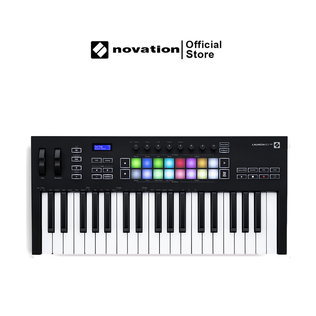 Novation Launchkey 37 MK3 มิดี้คีย์บอร์ดใบ้ คีย์บอร์ดไฟฟ้า 37 Key แบบ USB Midi Keyboard Controller