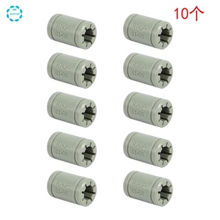 10Pcs Plastic 8 Mm Linear Anet Bearing Same As Rj4Jp-01-08 Ball Bearing For Anet A8 Prusa I3 3D Printer