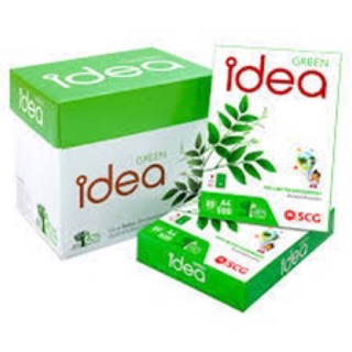 กระดาษถ่ายเอกสาร A4/80 G idea Green