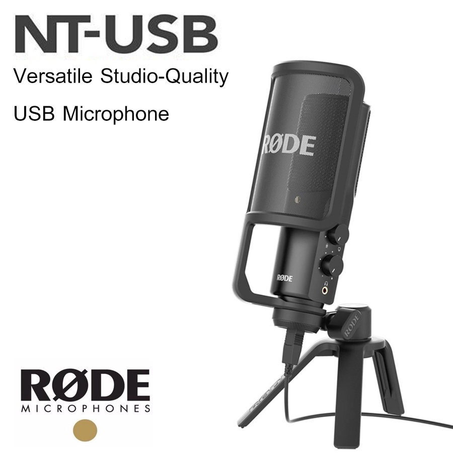 Rode NT-USB ไมโครโฟนบันทึกเสียง USB Microphone "รับประกันศูนย์ 2 ปี"